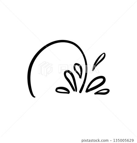 Vector icon of hand-drawn cartoony expression sign doodle, curve directional arrows, emoticon effects design elements, cartoon character emotion symbols, cute decorative brush stroke lines Vector icon of hand-drawn cartoony expression sign doodle, curve directional arrows, emoticon effects design elements, cartoon character emotion symbols, cute decorative brush stroke lines 135005629