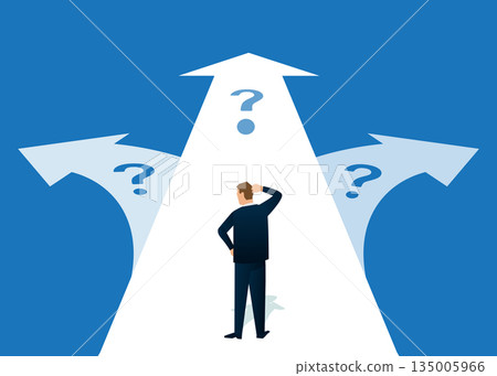 Choice way concept vector illustration 135005966