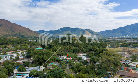 Dec 20 2025 Kam Tin Village House Surrounded By Green Rural Landscape Dec 20 2025 Kam Tin Village House Surrounded By Green Rural Landscape 135006078