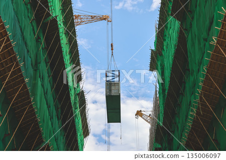 Dec 31 2025 Kai Tak light public housing under construction site 135006097