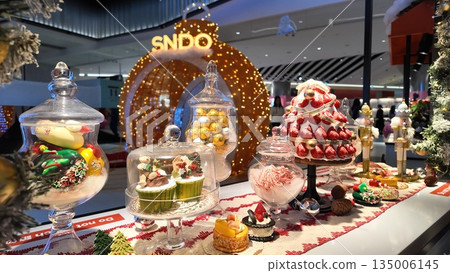 Dec 28 2025 Christmas Dessert Display with Festive Sweet Treats Dec 28 2025 Christmas Dessert Display with Festive Sweet Treats 135006145