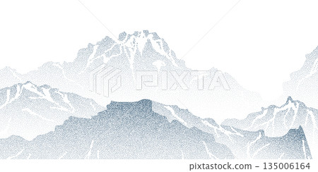 Grain mountain background with blue dot texture Grain mountain background with blue dot texture 135006164