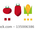 Simple vegetable illustration 135006386