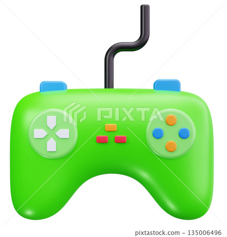 Green Gaming Hand Controller Green Gaming Hand Controller 135006496