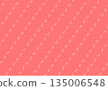 Scandinavian style diagonal background pattern with horse motifs (red/coral) 135006548