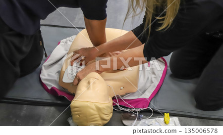 BLSD Defibrillator use course. first aid course - company safety - cardiac massage - Basic Life Support BLSD Defibrillator use course. first aid course - company safety - cardiac massage - Basic Life Support 135006578