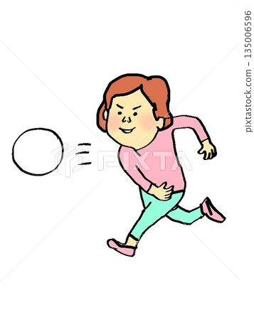 女人丟球 135006596