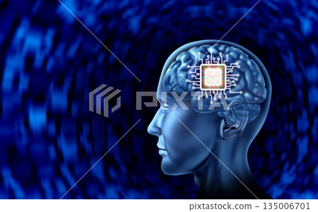 Brain Microchip 135006701