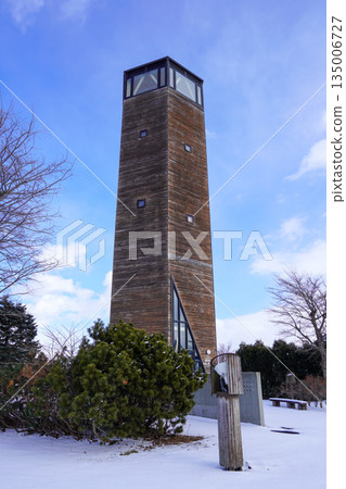 冬日蜂斗菜塔（南幌町，2026年1月） 135006727