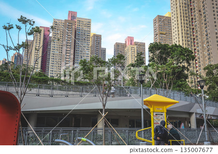 Dec 25 2025 Beautiful Water Feature Park in Diamond Hill Hong Kong Dec 25 2025 Beautiful Water Feature Park in Diamond Hill Hong Kong 135007677