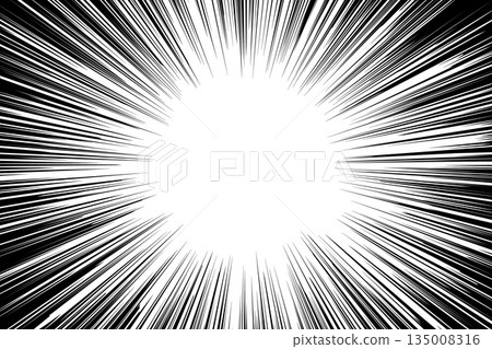 漫畫風格的濃縮線條背景素材 135008316