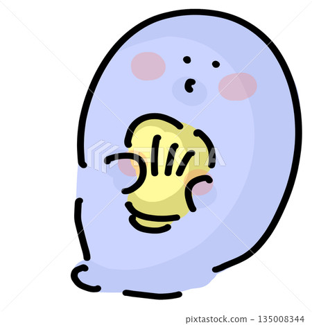 Sea otter illustration 135008344