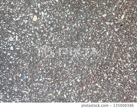 Texture with speckled pattern of stones and marble. 135008386