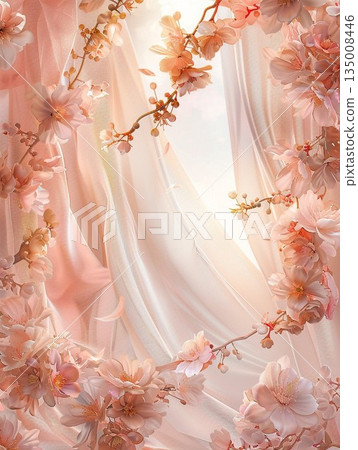 花之系列 | 優雅的櫻花藝術，閃耀著珍珠般的光澤 135008446