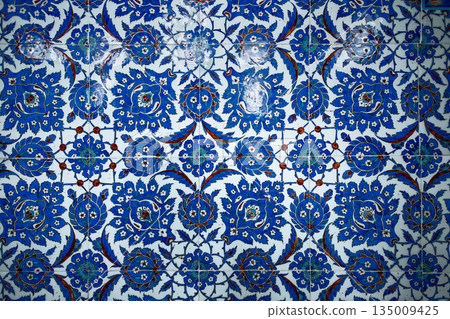 Iznik tiles from Rustem Pasha Mosque, Turkey Iznik tiles from Rustem Pasha Mosque, Turkey 135009425