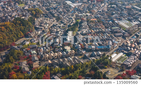 Nov 24 2025 Serene Takagamine Minamitakaminecho Streetscape in Kyoto Japan Nov 24 2025 Serene Takagamine Minamitakaminecho Streetscape in Kyoto Japan 135009560