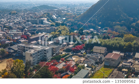 Nov 24 2025 Serene Takagamine Minamitakaminecho Streetscape in Kyoto Japan Nov 24 2025 Serene Takagamine Minamitakaminecho Streetscape in Kyoto Japan 135009562