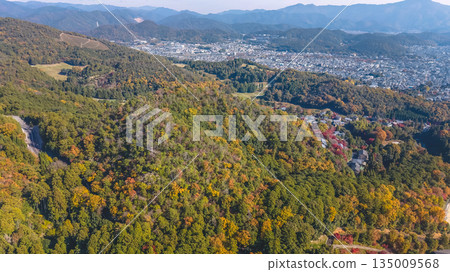 Nov 24 2025 Serene Takagamine Kaido Landscape in Kyoto, Japan Nov 24 2025 Serene Takagamine Kaido Landscape in Kyoto, Japan 135009568