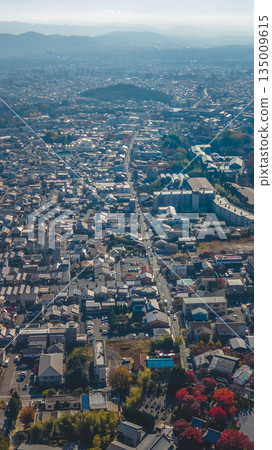 Nov 24 2025 Kyoto Kita Ward Skyline and Mountain Panorama 135009615