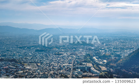 Nov 24 2025 Kyoto Kita Ward Skyline and Mountain Panorama Nov 24 2025 Kyoto Kita Ward Skyline and Mountain Panorama 135009623