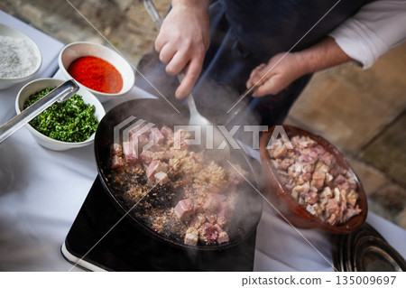 French traditional gastronomy in a bistro French traditional gastronomy in a bistro 135009697