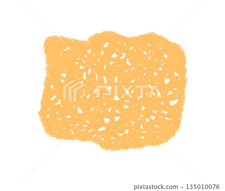 Wavy organic scribble chalk quote frame forms a rough abstract shape. Yellow border surrounds a rectangle background for graphic quote and adds unique element. Ideal as template or poster. Wavy organic scribble chalk quote frame forms a rough abstract shape. Yellow border surrounds a rectangle background for graphic quote and adds unique element. Ideal as template or poster. 135010076