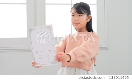 成績單家庭照片 135011405