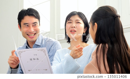 成績單家庭照片 135011406