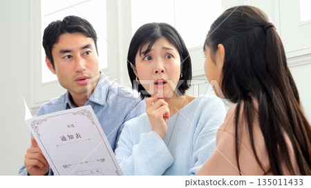 成績單家庭照片 135011433