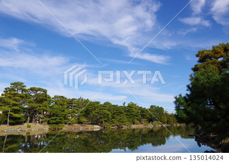 Scenery with a pond 135014024