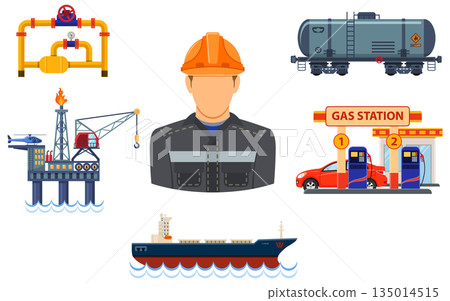Oil industry Concept Oil industry Concept 135014515