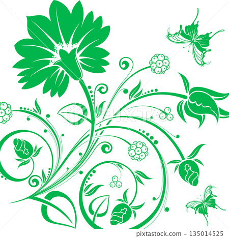 Flower frame Flower frame 135014525