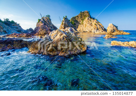 Iwami Town, Tottori Prefecture, San'in Coast Marine Park, Shirobara Beach 135014877