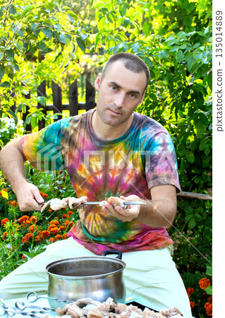 man strung the meat man strung the meat 135014889