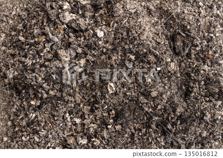 ash texture background closeup black 135016812
