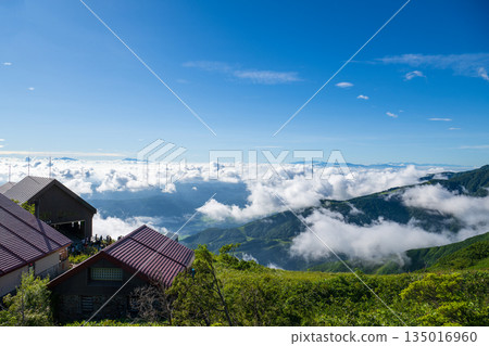 從八方尾眺望初夏的白馬村 從八方尾眺望初夏的白馬村 135016960
