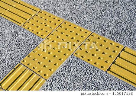 Blocks for guiding visually impaired people 135017158