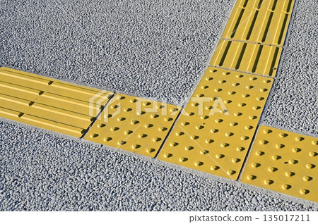 Blocks for guiding visually impaired people Blocks for guiding visually impaired people 135017211