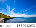 Blue sky and sea 135018053