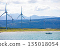 Windmill and ship 135018054