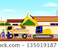 Road construction 135019187