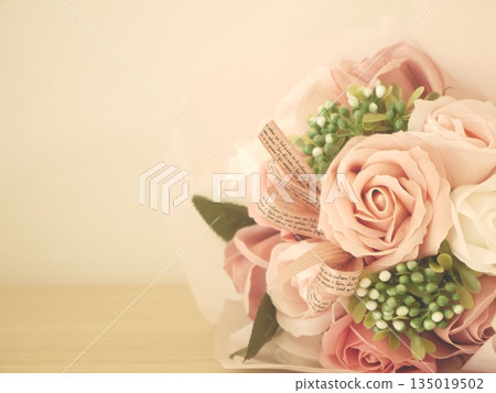 淡玫瑰花束 135019502