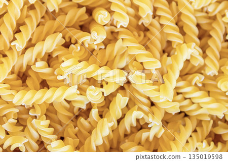 Bulk pasta at a grocery supermarket, dry bulk pasta at a grocery store Bulk pasta at a grocery supermarket, dry bulk pasta at a grocery store 135019598