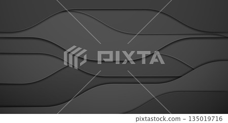 Dark wavy layers. 135019716