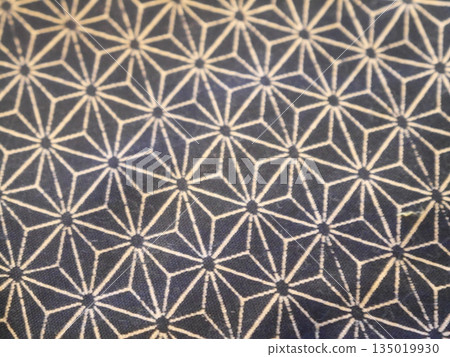 Japanese pattern hemp leaves Japanese pattern hemp leaves 135019930