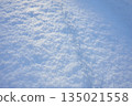 Powdery Snow Texture with Blue Glow 135021558