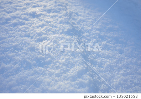 Powdery Snow Texture with Blue Glow 135021558