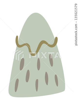 Abstract boho mount peak design 135021579