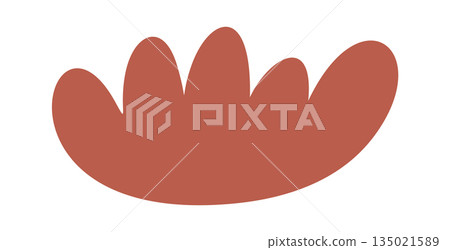 Stylish boho abstraction design element 135021589
