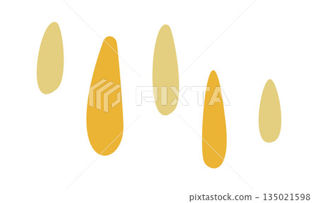 Rain drops abstract boho pattern 135021598